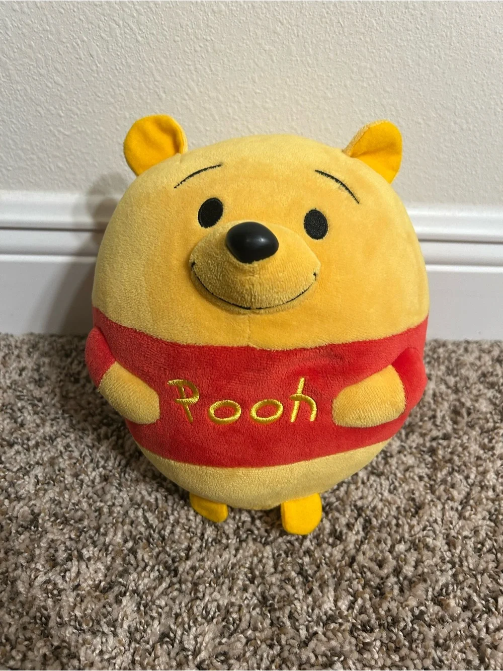 Ty Winnie the Pooh Plush - Yellow and Red